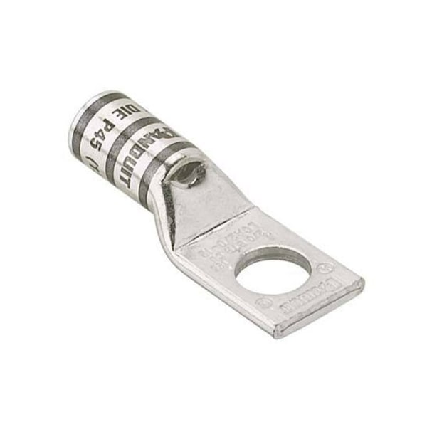 Panduit One-Hole Compression Lug, 2 AWG Max, Standard Barrel, Copper, Brown LCA2-14-Q - main